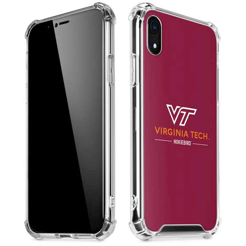 Virginia Tech Hokiebird iPhone XR Clear Case