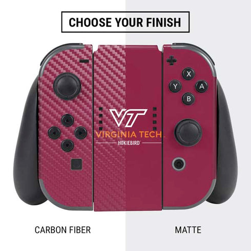 Virginia Tech Hokiebird Nintendo Switch Bundle Skin
