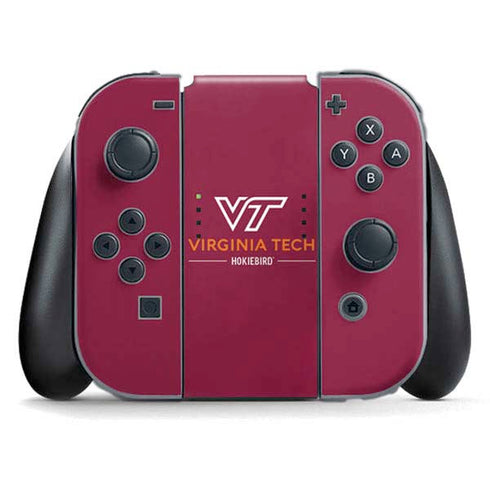 Virginia Tech University Hokiebird Nintendo Switch (2017-2021) Joy-Con Controller Skin