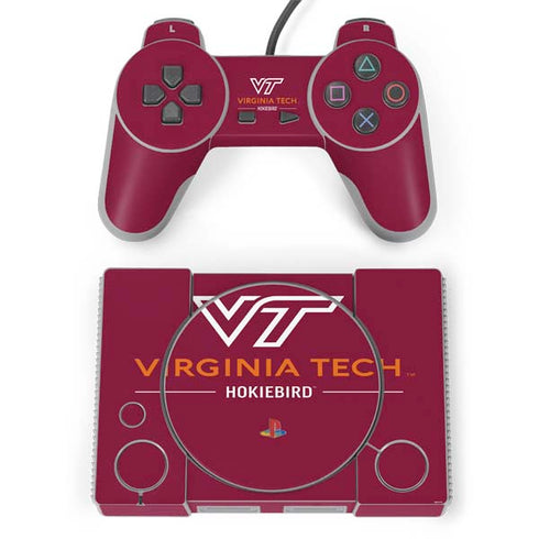 Virginia Tech Hokiebird PlayStation Classic Bundle Skin