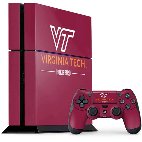 Virginia Tech Hokiebird PS4 Console and Controller Bundle Skin