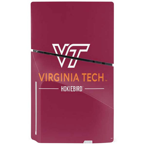 Virginia Tech Hokiebird PS5 Slim Disk Bundle Skin