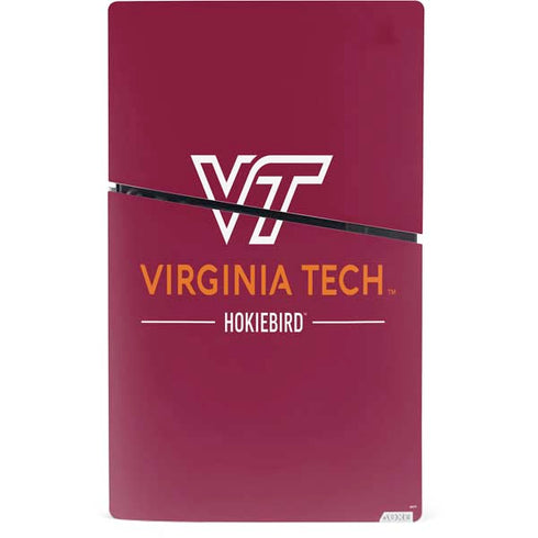 Virginia Tech Hokiebird PS5 Slim Digital Edition Bundle Skin