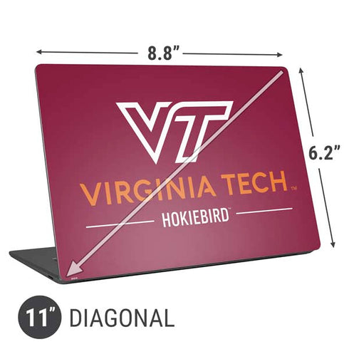 Virginia Tech Hokiebird Universal Laptop 11in (8.8 x 6.2in) Skin