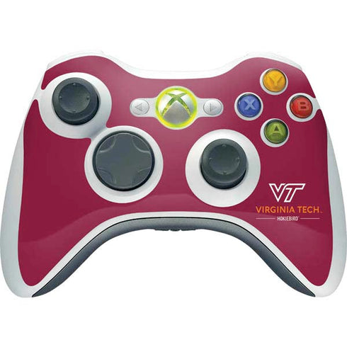 Virginia Tech Hokiebird Xbox 360 Wireless Controller Skin