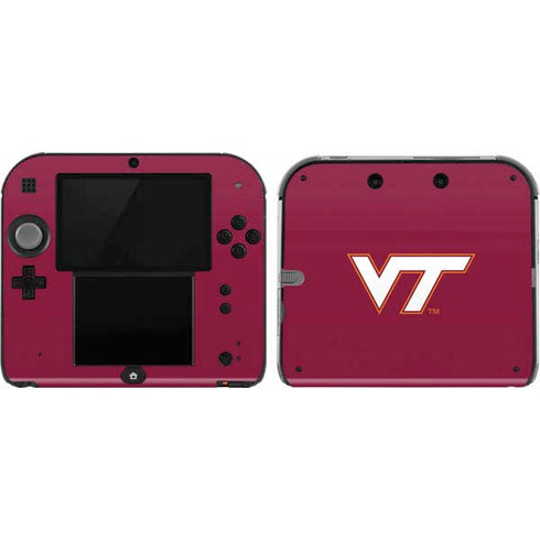 Virginia Tech Maroon Nintendo 2DS Skin