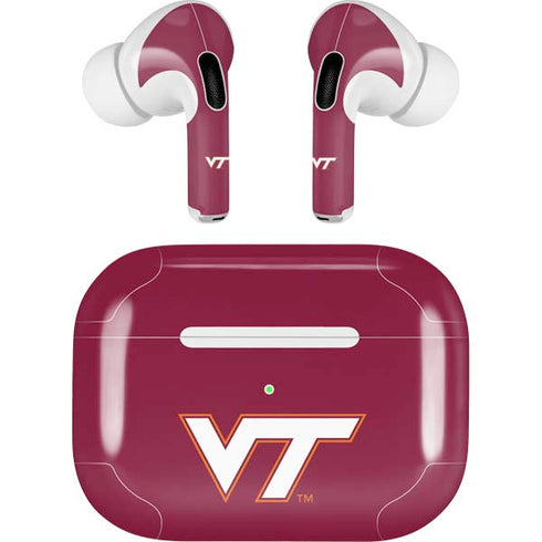 Virginia Tech Maroon AirPods Pro 2nd Gen Skin