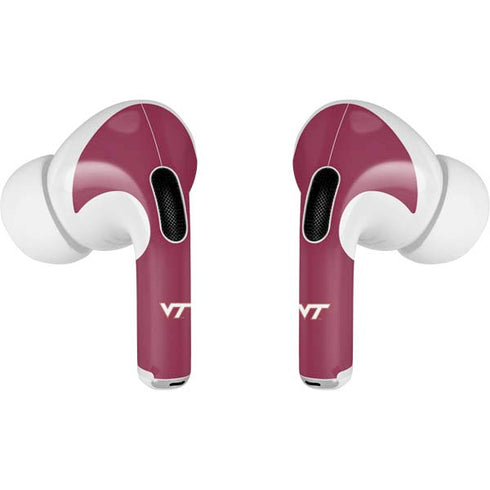 Virginia Tech Maroon AirPods Pro 2nd Gen Skin