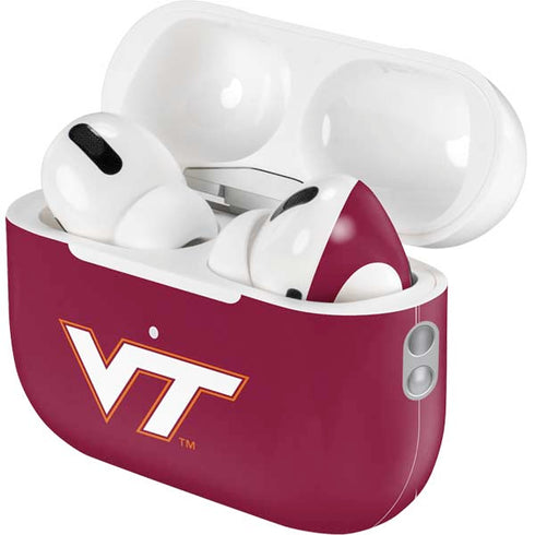 Virginia Tech Maroon AirPods Pro 2nd Gen Skin
