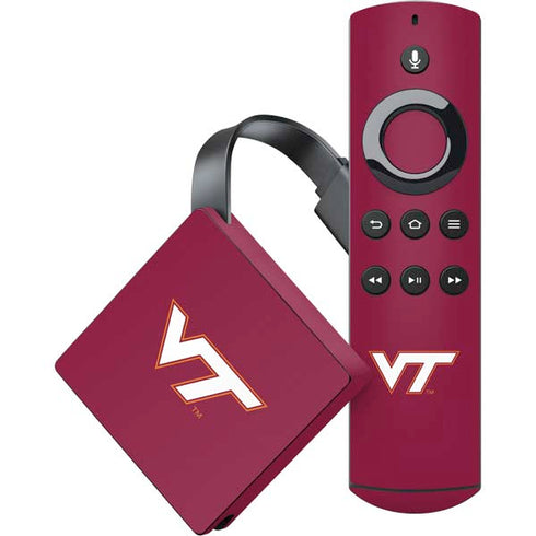 Virginia Tech Maroon Amazon Fire TV Skin