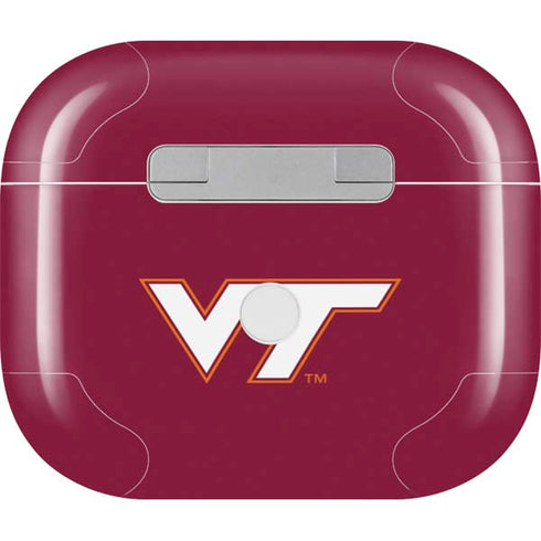 Virginia Tech Maroon Apple AirPods (3rd Gen 2021) Skin