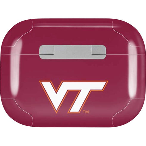 Virginia Tech Maroon Apple AirPods Pro Skin