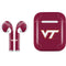 Virginia Tech Maroon Apple AirPods Skin