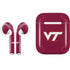 Virginia Tech Maroon Apple AirPods Skin