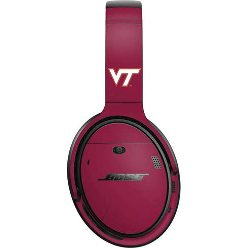 Virginia Tech Maroon Bose QuietComfort 35 II Headphones Skin