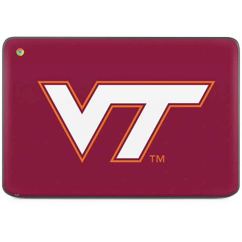Virginia Tech Maroon HP Chromebook Skin