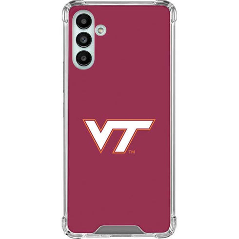 Virginia Tech Maroon Galaxy A13 5G Clear Case