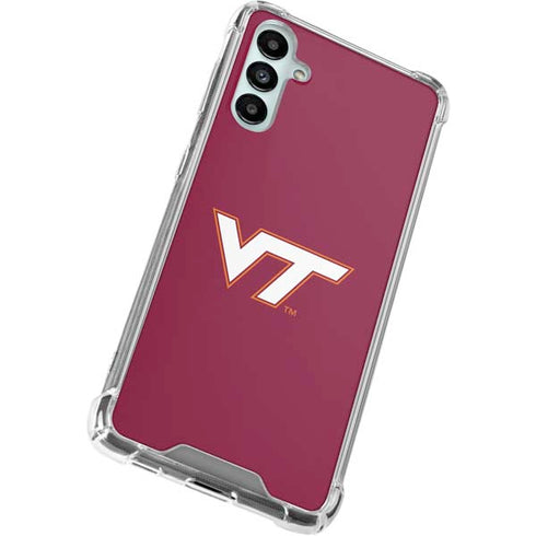 Virginia Tech Maroon Galaxy A14 5G Clear Case
