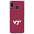 Virginia Tech Maroon Galaxy A20 Clear Case