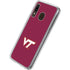 Virginia Tech Maroon Galaxy A20 Clear Case