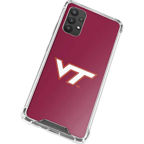 Virginia Tech Maroon Galaxy A32 5G Clear Case