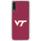 Virginia Tech Maroon Galaxy A50 Clear Case