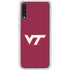 Virginia Tech Maroon Galaxy A50 Clear Case