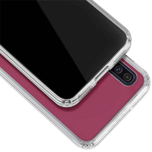 Virginia Tech Maroon Galaxy A50 Clear Case