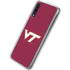 Virginia Tech Maroon Galaxy A50 Clear Case