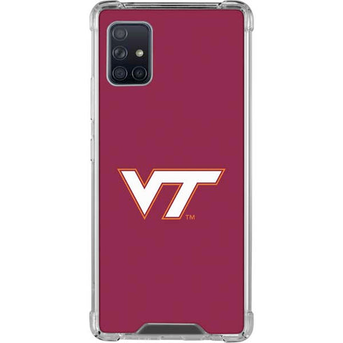 Virginia Tech Maroon Galaxy A51 5G Clear Case
