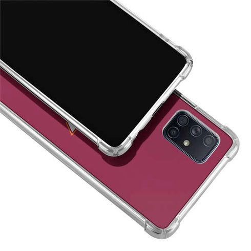 Virginia Tech Maroon Galaxy A51 5G Clear Case