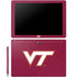Virginia Tech Maroon Galaxy Book 12in Skin