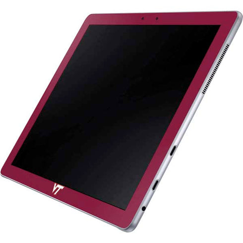 Virginia Tech Maroon Galaxy Book 12in Skin