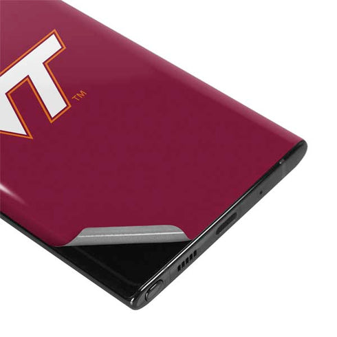 Virginia Tech Maroon Galaxy Note 10 Plus Skin