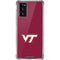 Virginia Tech Maroon Galaxy Note20 5G Clear Case
