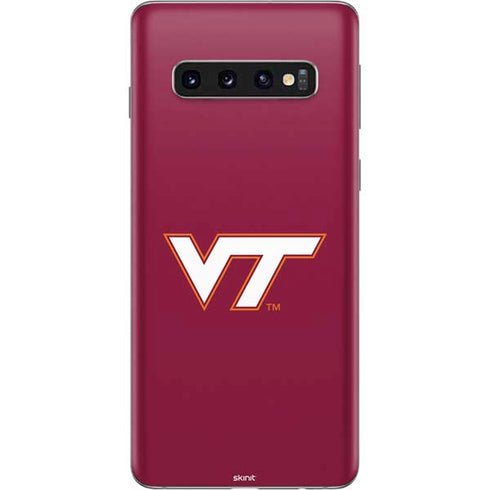 Virginia Tech Maroon Galaxy S10 Skin
