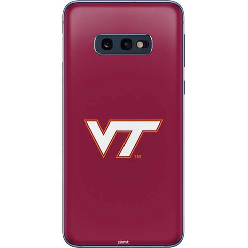 Virginia Tech Maroon Galaxy S10e Skin