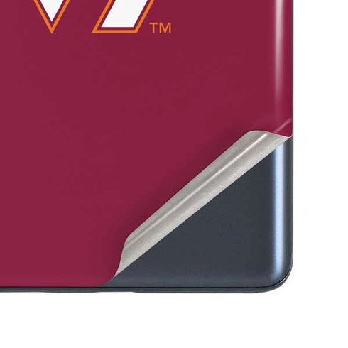 Virginia Tech Maroon Galaxy S20 Fan Edition Skin