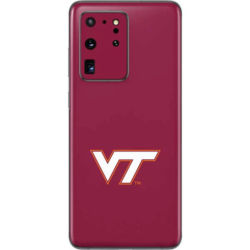Virginia Tech Maroon Galaxy S20 Ultra 5G Skin