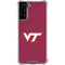 Virginia Tech Maroon Galaxy S21 FE Clear Case