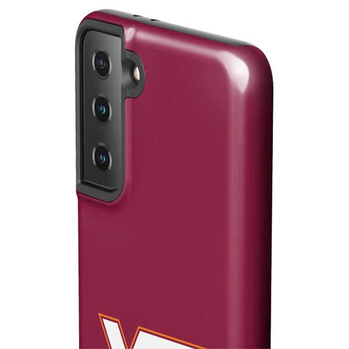 Virginia Tech Maroon Galaxy S21 FE Pro Case