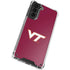 Virginia Tech Maroon Galaxy S21 Plus 5G Clear Case