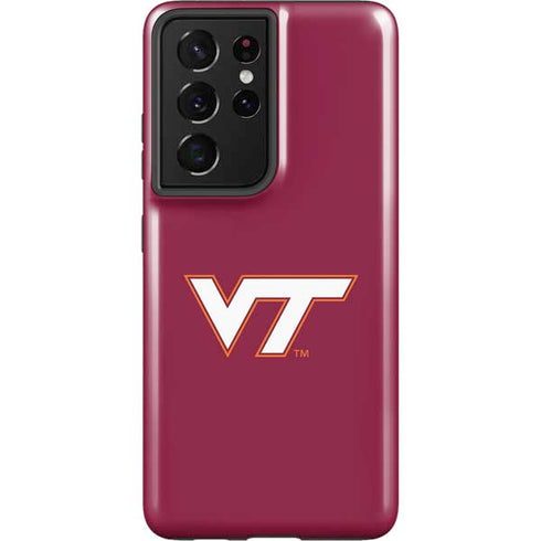Virginia Tech Maroon Galaxy S21 Ultra 5G Pro Case