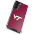 Virginia Tech Maroon Galaxy S22 Plus Clear Case
