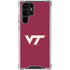 Virginia Tech Maroon Galaxy S22 Ultra Clear Case