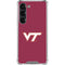 Virginia Tech Maroon Galaxy S23 Clear Case