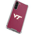 Virginia Tech Maroon Galaxy S23 Plus Clear Case