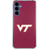 Virginia Tech Maroon Galaxy S24 Clear Case