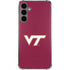 Virginia Tech Maroon Galaxy S24 Plus Clear Case