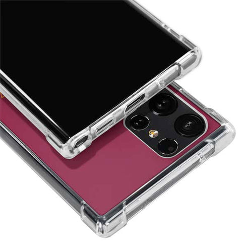 Virginia Tech Maroon Galaxy S24 Ultra Clear Case
